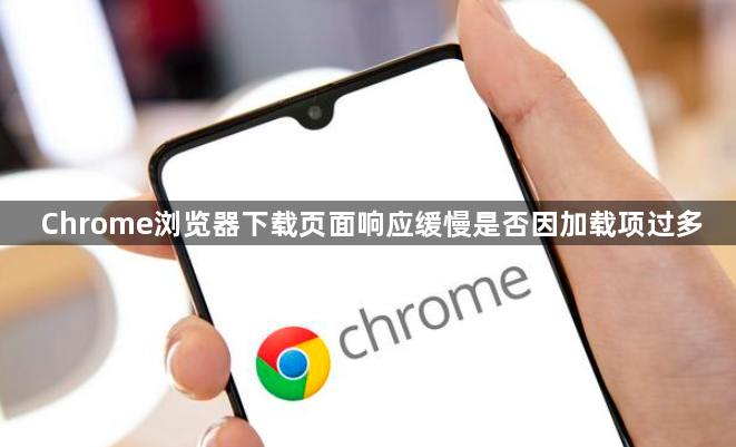 Chrome浏览器下载页面响应缓慢是否因加载项过多1