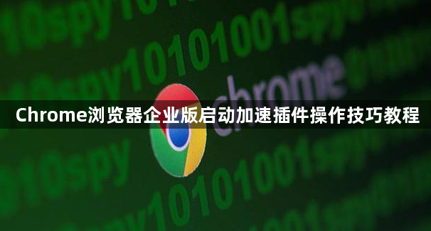 Chrome浏览器企业版启动加速插件操作技巧教程1