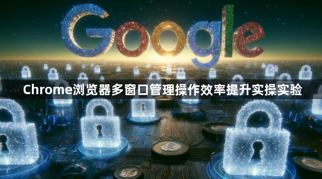 Chrome浏览器多窗口管理操作效率提升实操实验1