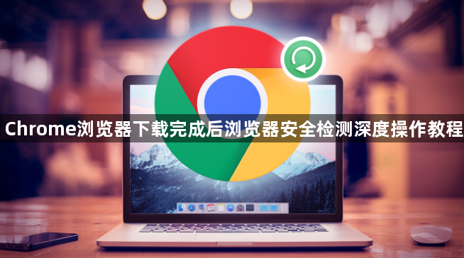 Chrome浏览器下载完成后浏览器安全检测深度操作教程1