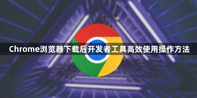 Chrome浏览器下载后开发者工具高效使用操作方法1