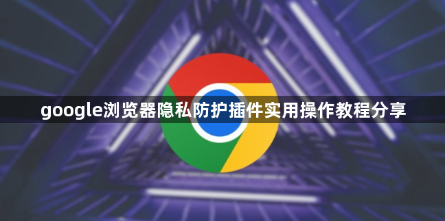 google浏览器隐私防护插件实用操作教程分享1