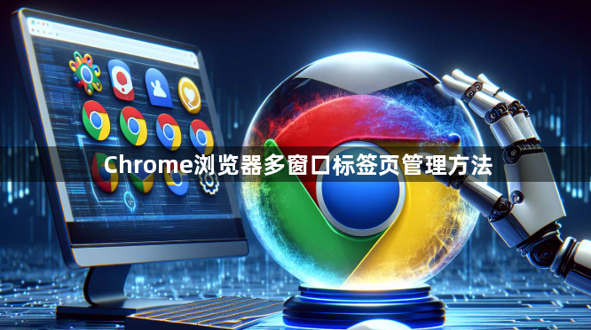 Chrome浏览器多窗口标签页管理方法1