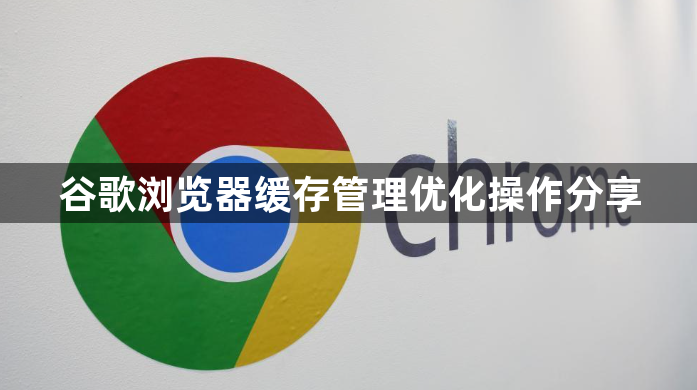 谷歌浏览器缓存管理优化操作分享1