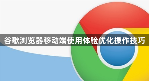 谷歌浏览器移动端使用体验优化操作技巧1