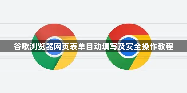 谷歌浏览器网页表单自动填写及安全操作教程1