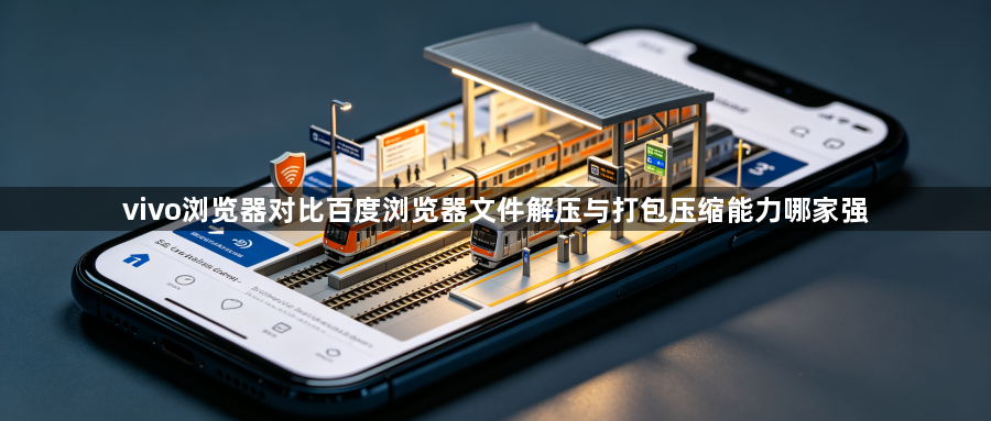vivo浏览器对比百度浏览器文件解压与打包压缩能力哪家强1