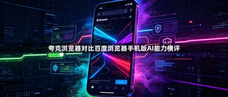 夸克浏览器对比百度浏览器手机版AI能力横评1