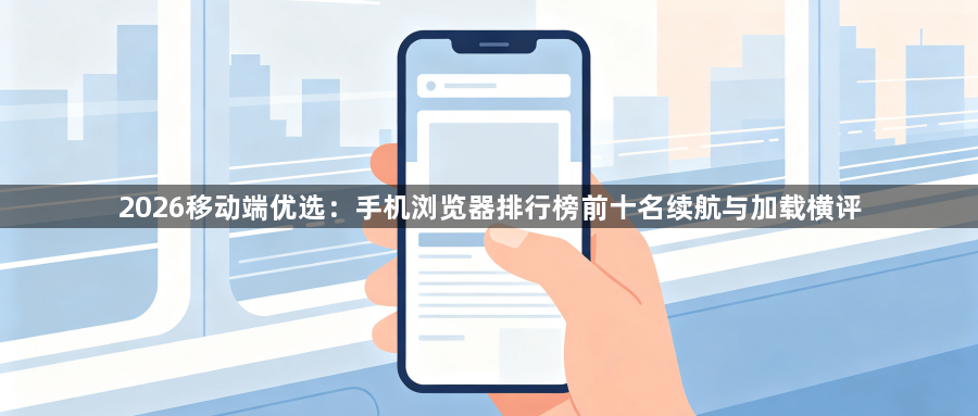 2026移动端优选:手机浏览器排行榜前十名续航与加载横评1
