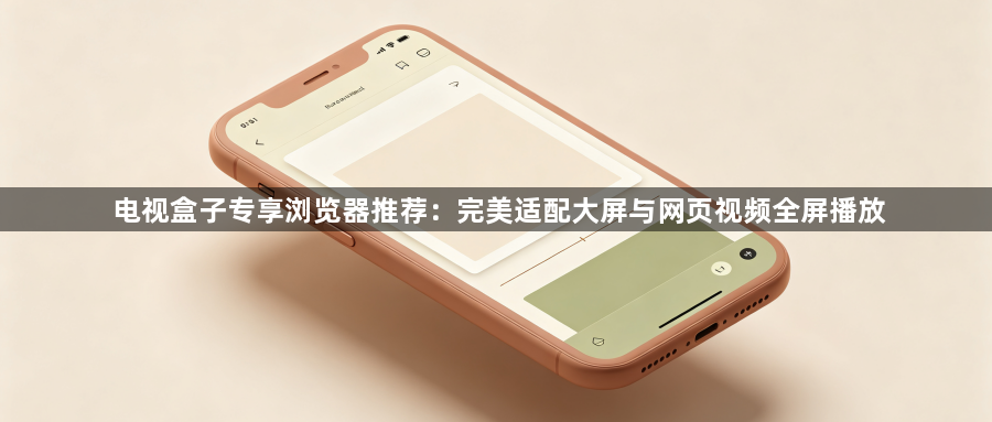 电视盒子专享浏览器推荐:完美适配大屏与网页视频全屏播放1
