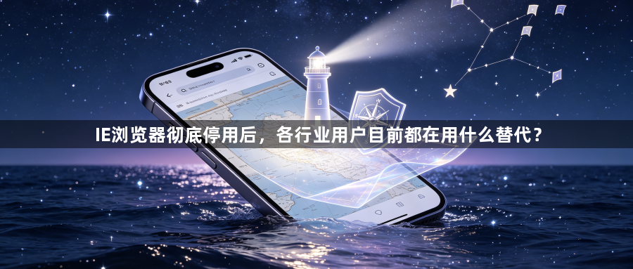 IE浏览器彻底停用后,各行业用户目前都在用什么替代?1