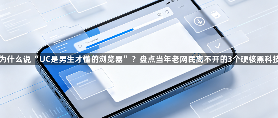 为什么说“UC是男生才懂的浏览器”?盘点当年老网民离不开的3个硬核黑科技1