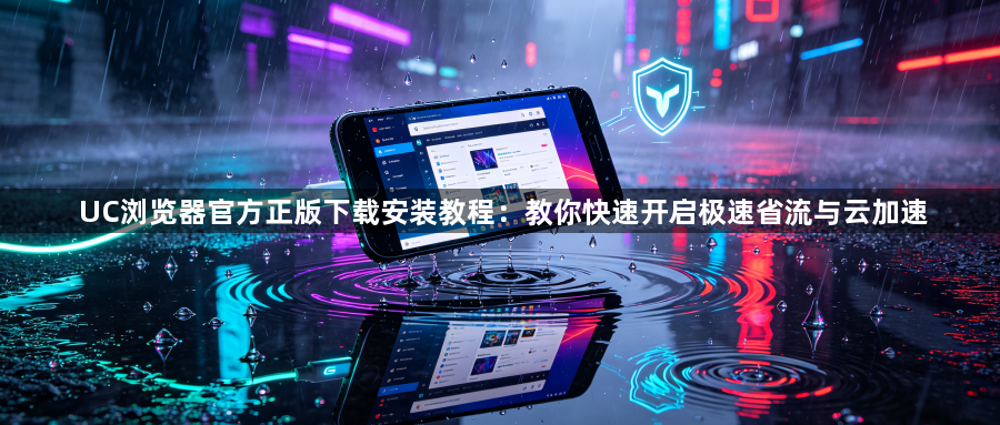 UC浏览器官方正版下载安装教程:教你快速开启极速省流与云加速1