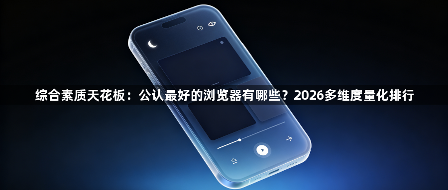 综合素质天花板：公认最好的浏览器有哪些？2026多维度量化排行1