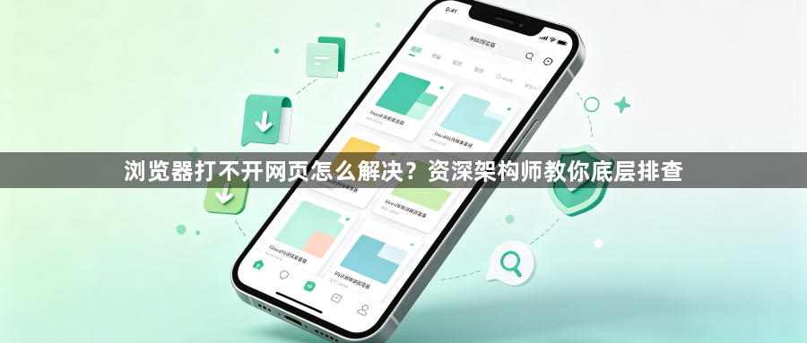 浏览器打不开网页怎么解决?资深架构师教你底层排查1