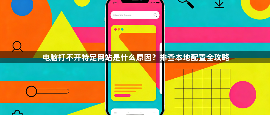电脑打不开特定网站是什么原因？排查本地配置全攻略1