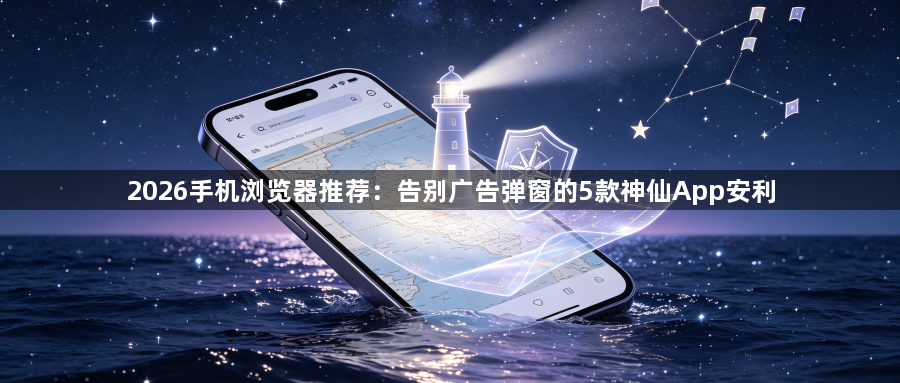 2026手机浏览器推荐:告别广告弹窗的5款神仙App安利1