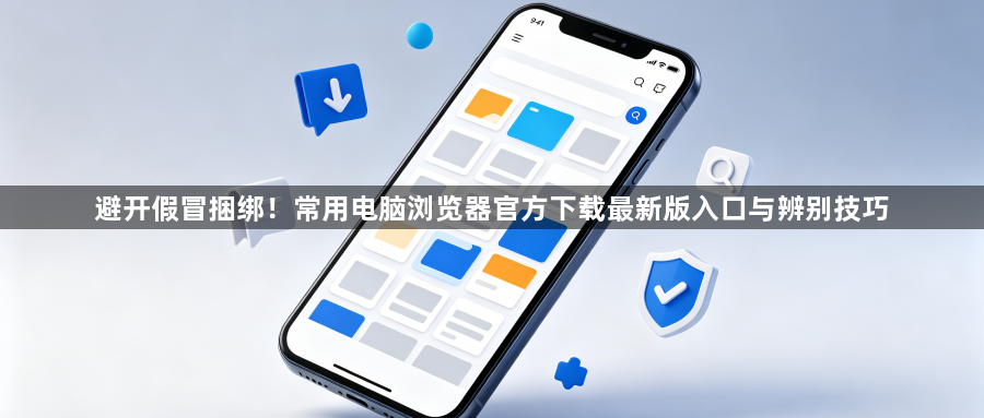 避开假冒捆绑!常用电脑浏览器官方下载最新版入口与辨别技巧1