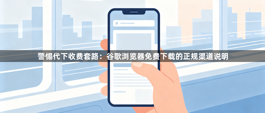 警惕代下收费套路:谷歌浏览器免费下载的正规渠道说明1