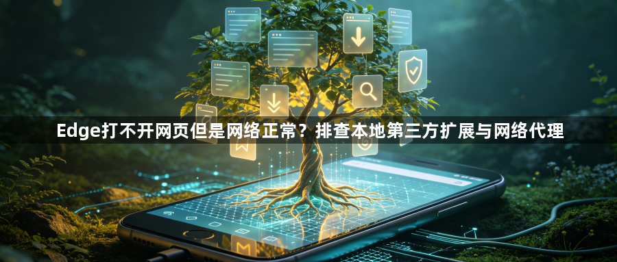 Edge打不开网页但是网络正常?排查本地第三方扩展与网络代理1