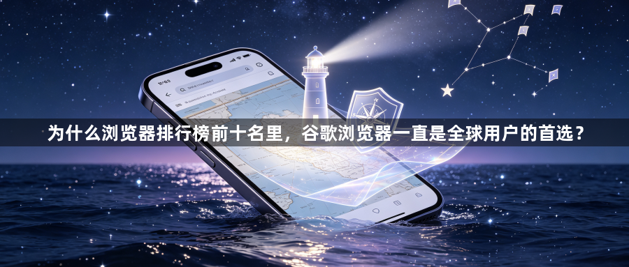为什么浏览器排行榜前十名里,谷歌浏览器一直是全球用户的首选?1
