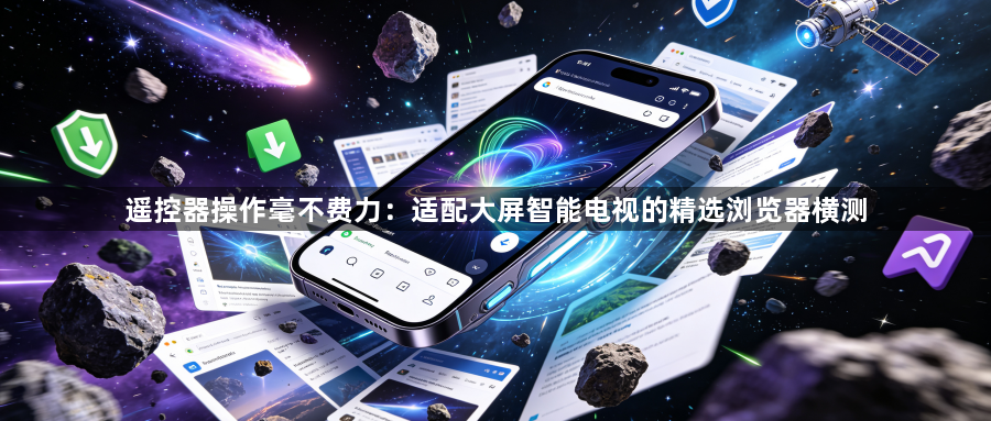 遥控器操作毫不费力:适配大屏智能电视的精选浏览器横测1